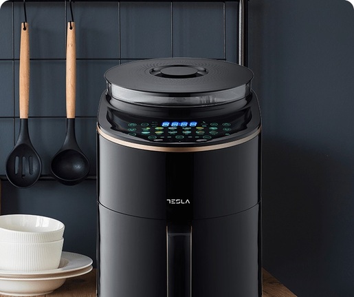 TESLA friteza AF450BCS 3u1: vrući zrak, para i hibridni rad, zapremina 4.5 L, 1500 W