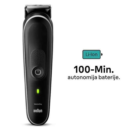 BRAUN trimer MGK5410 sa 9 funkcija za bradu, telo, uši i nos