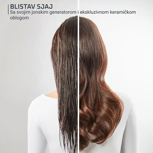 ROWENTA četka za kosu UB9540F0 Brush Activ, rotirajuća, 1000 W, 30 - 40 - 50 mm četka, koncentrator, lopatica, torbica