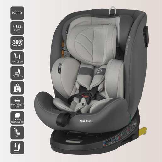 Coccolle autosjedalica i-Size 40-150 cm 360° Nova, Moonlit Grey / 324085062