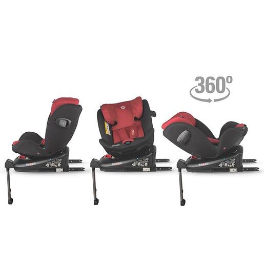 Coccolle® autosjedalica iSize 40-150 cm 360° Vigo, Poppy Red