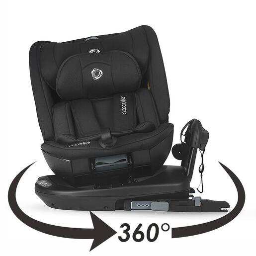 Coccolle® autosjedalica iSize 40-150 cm 360° Velsa, Jet Black