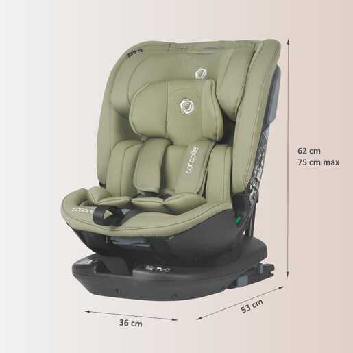 Coccolle autosjedalica i-Size 40-150 cm 360° Velsa, Moss Green / 323085281