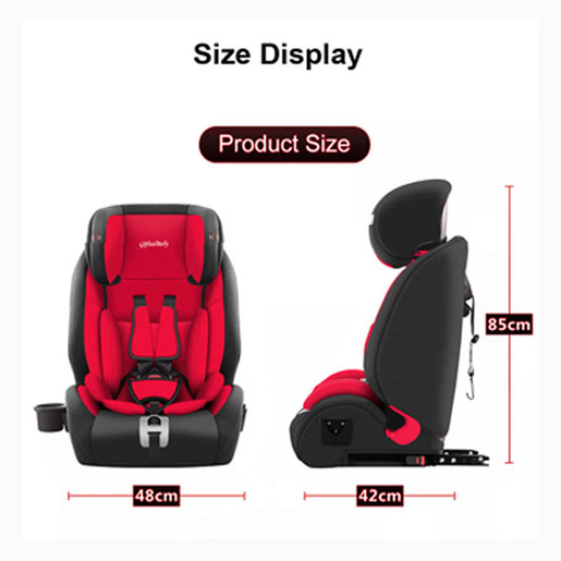 Kalei autosjedalica Olino FX / grupa 1/2/3 9-36 kg / crno-crvena HXW-HQ