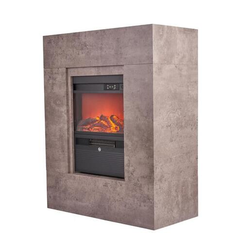 Električni kamin BHP MDF Rahm. Zement B992176