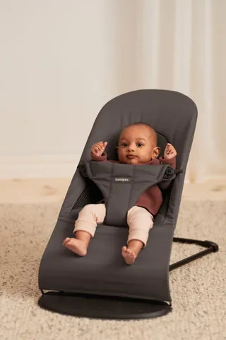 BABY BJORN Bouncer soft Jersay Woven dark grey