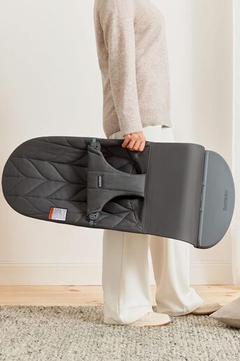 BABY BJORN Bouncer soft Jersay Woven dark grey