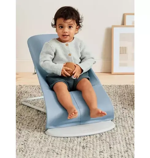 BABY BJORN Bouncer Bliss Woven siva 006217