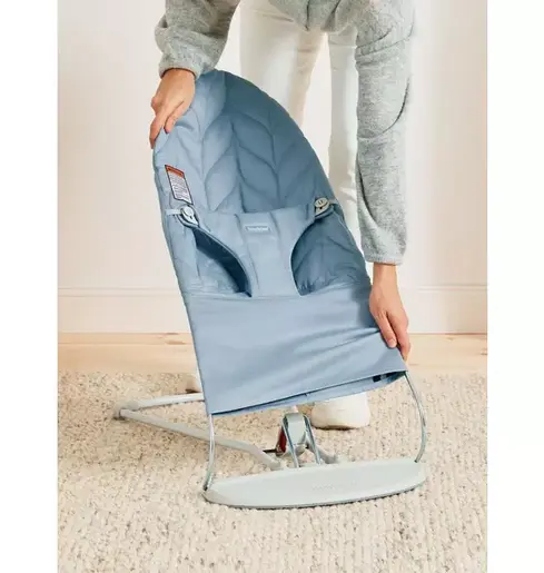 BABY BJORN Bouncer Bliss Woven siva 006217