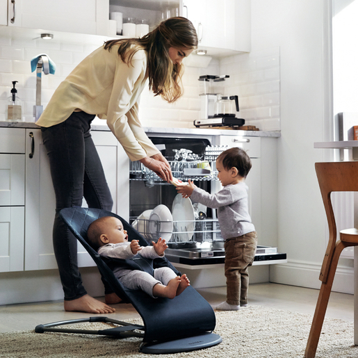 BABY BJORN Bouncer Bliss Woven midnight blue 006115