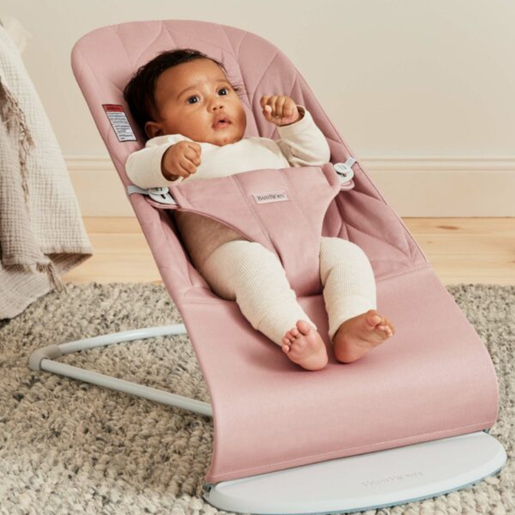 BABY BJORN Bouncer Bliss Woven dusty pink 006222