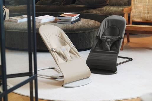 BABY BJORN Bouncer soft Woven brown/beige