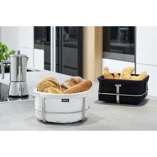 GEFU košara za hljeb brunch crna 33670