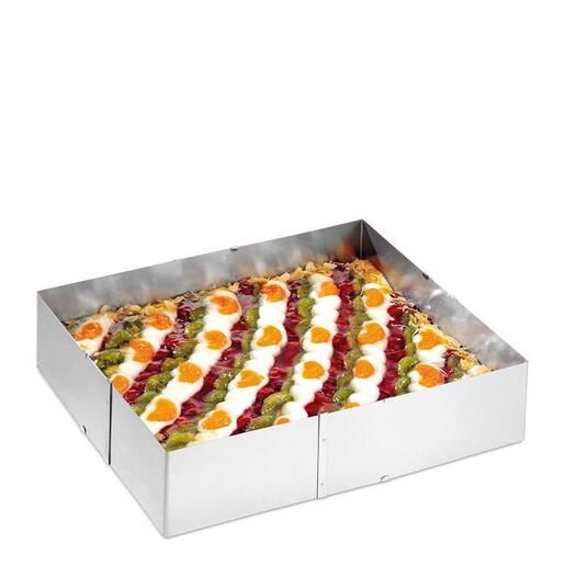 GEFU okvir za kolač  podesive veličine 14315 h.8,5cm