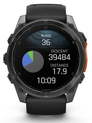 GARMIN Fenix 8 AMOLED pametni sat, 51 mm, Slate Gray, crni remen, 010-02905-00