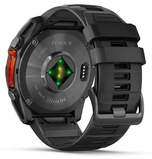 GARMIN Fenix 8 AMOLED pametni sat, 51 mm, Slate Gray, crni remen, 010-02905-00