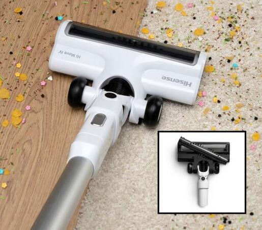 HISENSE štapni usisivač HVC6234W, 110 W, LED osvjetljenje, turbo četka sa motorom