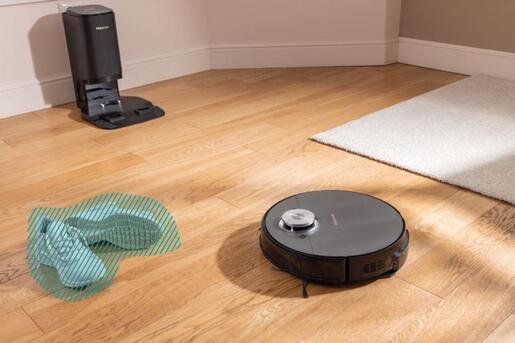 HISENSE robotski usisivač RVCLS144AB, mapiranje, laser, vrijeme rada do 150 min., crni