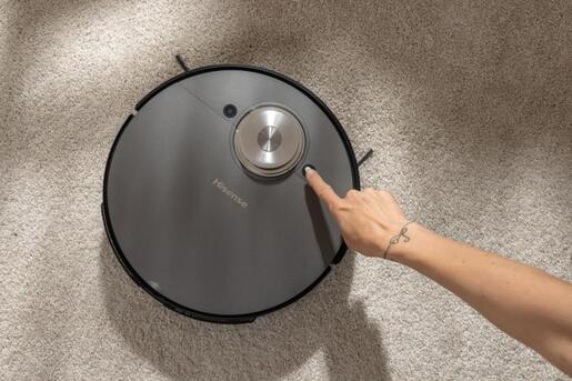 HISENSE robotski usisivač RVCLS144AB, mapiranje, laser, vrijeme rada do 150 min., crni