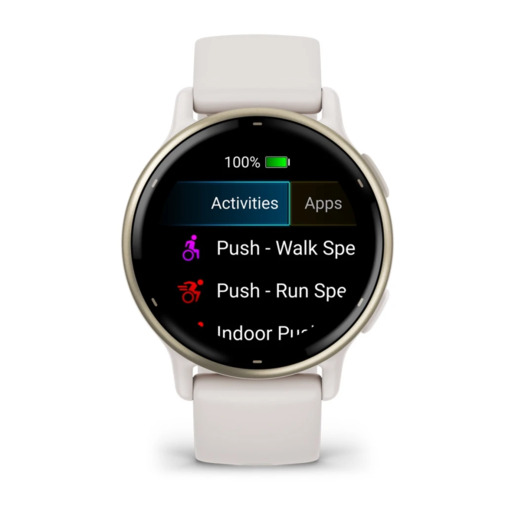 GARMIN Vivoactive 5 pametni sat, 42.2 mm, Cream Gold Aluminum, 010-02862-11