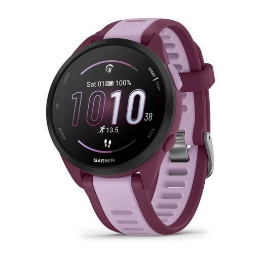 GARMIN Forerunner 165 Music pametni sat, 43 mm, Berry/Lilac, 010-02863-33