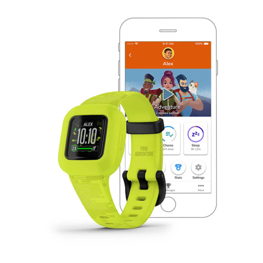 GARMIN Vivofit jr. 3 fitness narukvica za djecu, žutozelena, 010-02441-00