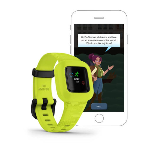 GARMIN Vivofit jr. 3 fitness narukvica za djecu, žutozelena, 010-02441-00