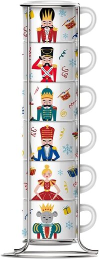 BIALETTI set 6 šoljica Orašar