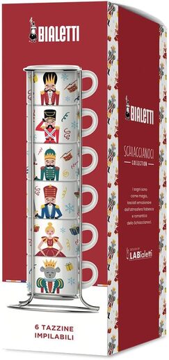 BIALETTI set 6 šoljica Orašar