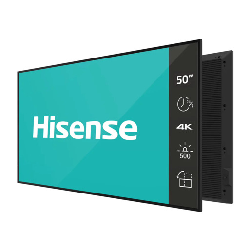 Hisense Digital Signage Display 50DM66D, 50”, 500 nita