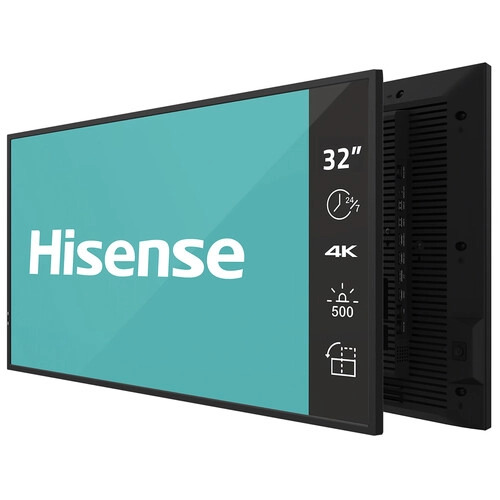 Hisense Digital Signage Display 32DM66D, 32”, 500 nita