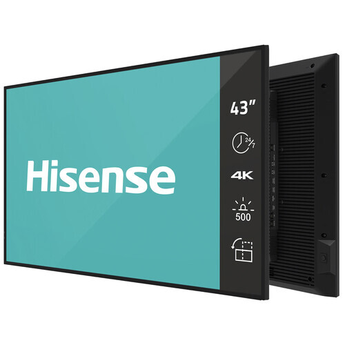 Hisense Digital Signage Display 43DM66D, 43”, 500 nita