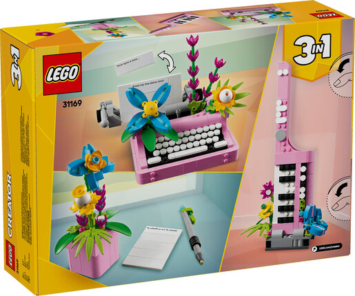 LEGO® Creator Pisaći stroj s cvijećem 31169