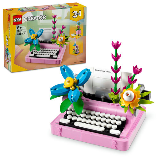 LEGO® Creator Pisaći stroj s cvijećem 31169