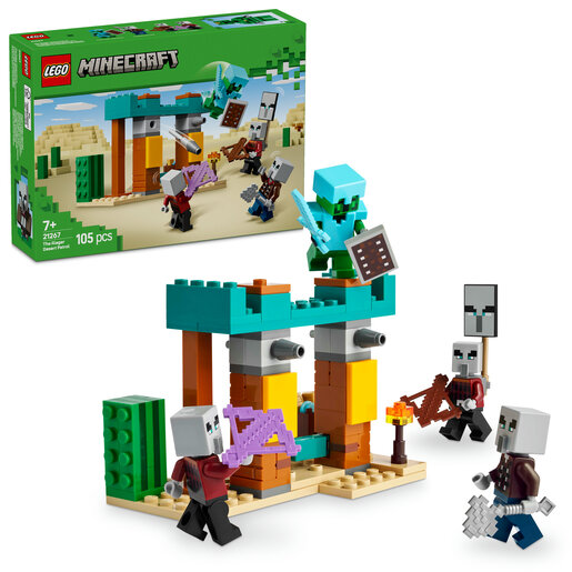 LEGO® Minecraft Illageri u pustinjskoj patroli 21267