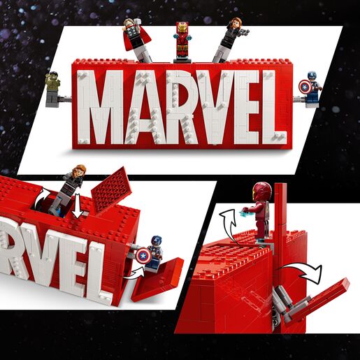 LEGO® Super Heroes Logotip MARVEL i figurice 76313