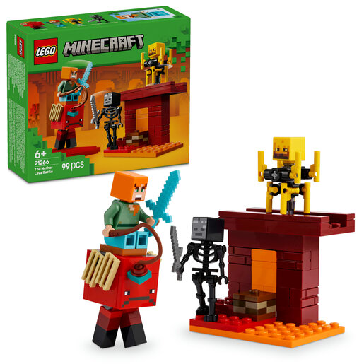 LEGO® Minecraft Bitka uz lavu Nethera 21266
