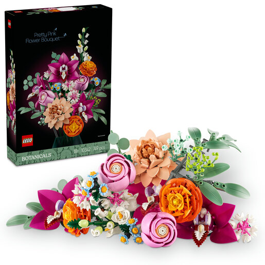 LEGO® Botanicals Prekrasni ružičasti buket 10342
