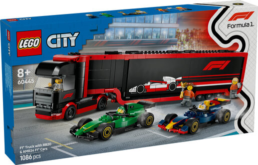 LEGO® City Kamion za F1® s autima RB20 i AMR24 za F1® 60445