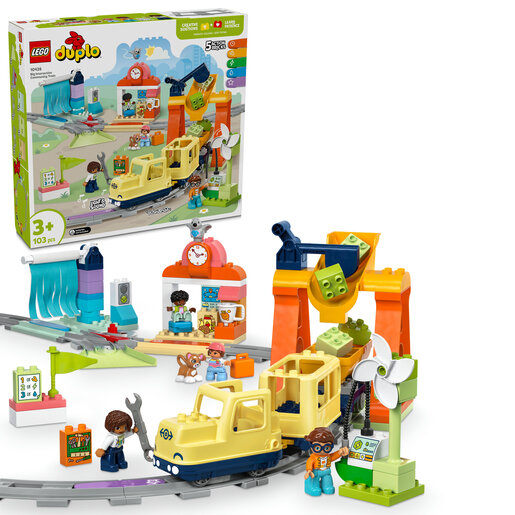 LEGO DUPLO Town Veliki interaktivni gradski vlak 10428