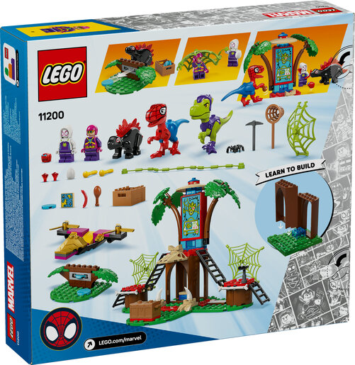 LEGO® Spidey Borba Spideyja i Gobbyjeva raptora kod kućice na drvetu 11200