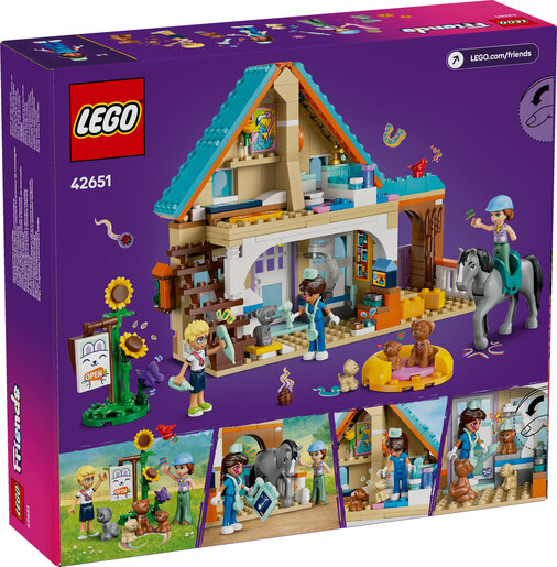 LEGO® Friends Veterinarska klinika za konje i ljubimce 42651