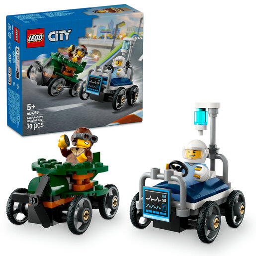 LEGO® City Utrka avion vs. bolnički krevet 60459