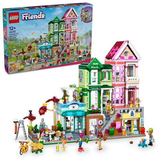 LEGO® Friends Stanovi i trgovine u Heartlakeu 42670
