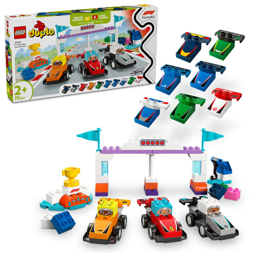 LEGO DUPLO Town Trkaći automobili i vozači timova za F1 10445