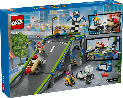 LEGO® City Bez ograničenja: trkalište s rampom za automobile 60460