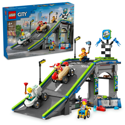 LEGO City Bez ograničenja trkalište s rampom za automobile 60460