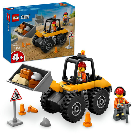 LEGO® City Žuti građevinski utovarivač s kotačima 60450