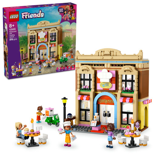 LEGO® Friends Restoran i kulinarska škola 42655