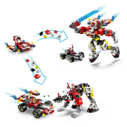 LEGO® DREAMZzz Cooperov robotski tigar i Zeroov sportski auto 71497